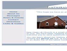 Tablet Screenshot of newhopelbc.com